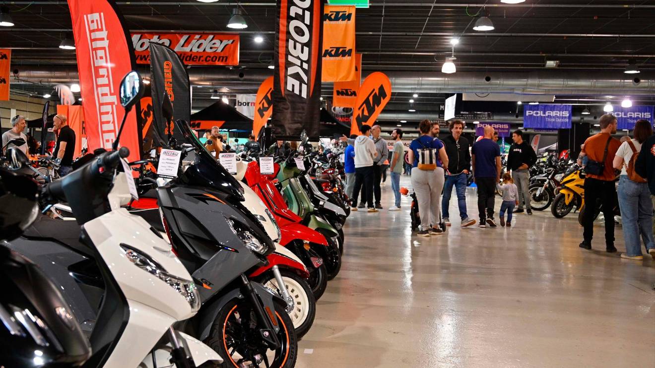 Imatge de la inauguració del Saló de la Moto a Reus. Foto: Alfredo González