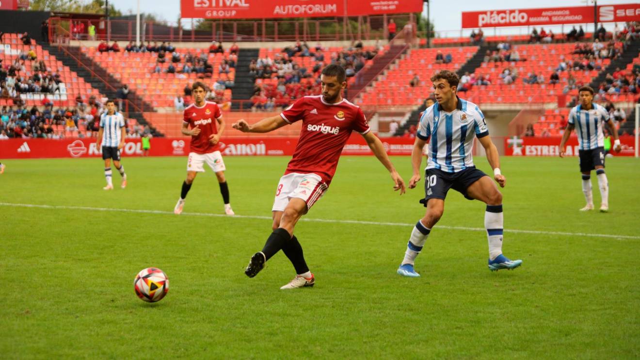 Borja Martínez ha marcado un gol, en la derrota en Fuenlabrada. FOTO: Alba Mariné