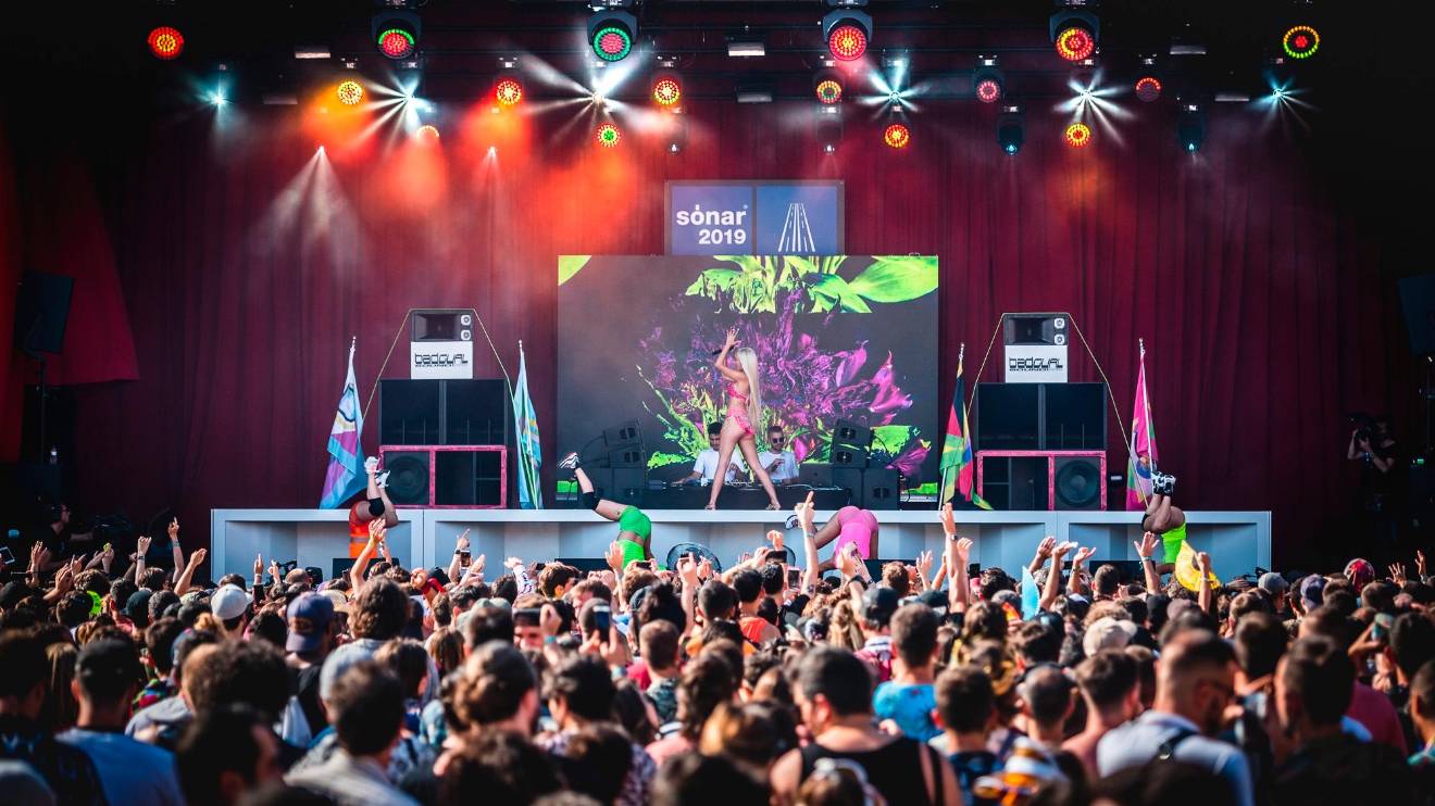 Imagen de archivo del Festival Sónar, que se celebra anualmente en Barcelona. FOTO: CEDIDA