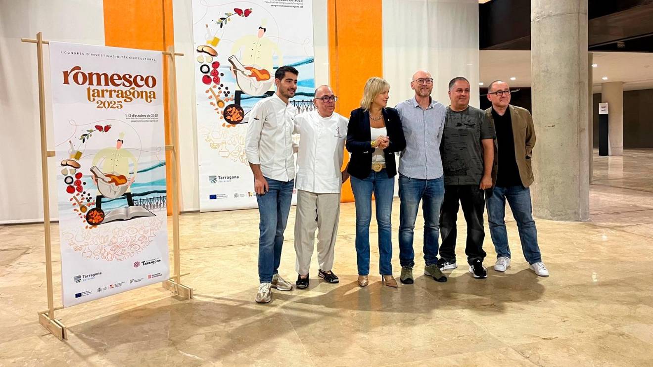 Presentación del primer congreso tecnicocultural del romesco en Tarragona. Foto: C. Pomerol