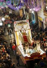 En la Cabalgata de Reyes participaron un total de 17 carrozas. Foto: Pere Ferré