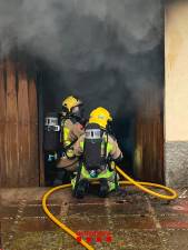 Incendi en el garatge d’una casa de Valls