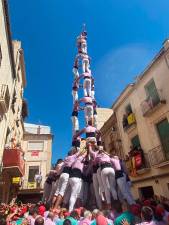 La Jove de Tarragona va descarregar per tercer cop aquest 2022 el 3d9f. Foto: Marina Prez Got