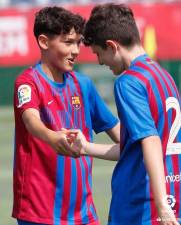 Dani Gallego en el torneo de LaLiga Promises. Foto: LaLiga