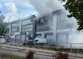 Imagen de la empresa que ha sufrido el incendio. Foto: ACN