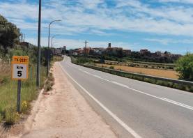 Los hechos se produjeron en la carretera a Perafort. Foto: Àngel Juanpere
