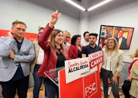 Fa dos anys que Guaita va guanyar les eleccions àmpliament, cosa que li va permetre desbancar Junts de l’alcaldia. foto: alfredo gonzález