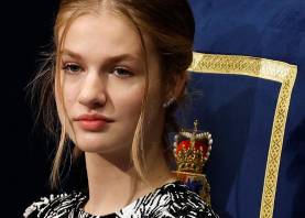 Imagen de archivo de la princesa Leonor. Foto: EFE