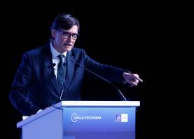 El presidente catalán, Salvador Illa. Foto: EFE