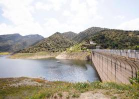 El pantà de Siurana supera lleugerament el 25% de la seva capacitat. Foto: Alba Mariné
