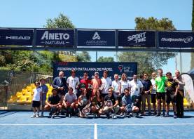 Campeones y finalistas del Super Gran Slam de Valldoreix. FOTO: Cedida