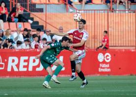 Enric Pujol, en el partido ante el Arenteiro. Foto: Nàstic