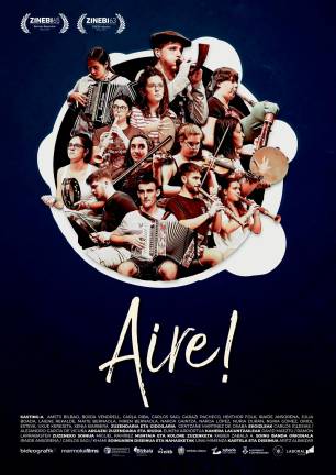 Cartell de la pel·lícula documental Aire!, en estrena demà a Bilbao. Foto: Bideografik i Marmoka Films