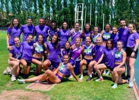 El equipo femenino del Club Atletisme Tarragona. Foto: Cedida