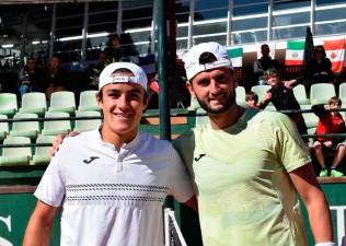 Andrés Santamarta y el italiano Raul Brancaccio. FOTO: CTT