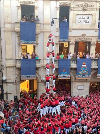 La Colla Joves ha descarregat el segon 3d9f de l’any. FOTO: J. Camprubí