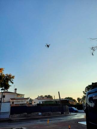 $!Los drones ‘patrullan’ los barrios de Llevant de Tarragona