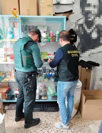 La Guardia Civil echa el ojo a las tiendas de cannabis