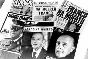 Portades de la premsa espanyola, el 20 de novembre de 1975, anunciant als seus lectors la mort de qui va ser el cap de l’Estat espanyol durant 39 anys.