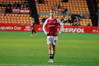 Agus Gutierrez en un partido con el Nàstic en Copa Catalunya. Foto: Nàstic