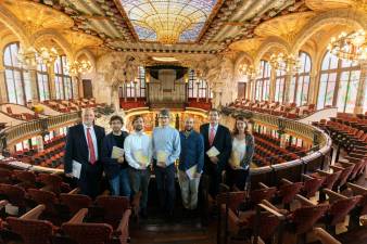 Presentación de la temporada del auditorio modernista. Foto: EFE