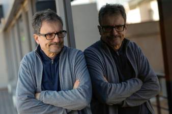 El escritor Albert Sánchez Piñol presentó ayer en Barcelona ‘Les tenebres del cor’. Foto: Toni Albir/EFE