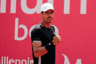 David Jordà, durante el ATP 250 de Estoril. Foto: Estoril Open