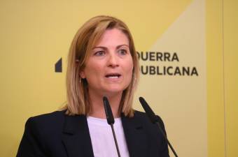 La portavoz de ERC, Raquel Sans. Foto: Gerard Artigas / ACN