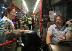 Cada bus tendrá cuatro cámaras, una de las cuales se ubicará junto al conductor. Foto: Marc Bosch