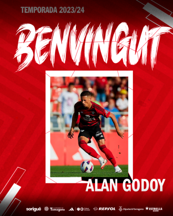 Alan Godoy es nuevo jugador del Nàstic. Foto: Nàstic
