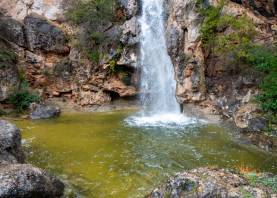 El Gorg (La Febró), seco durante los últimos años. FOTO: S. García