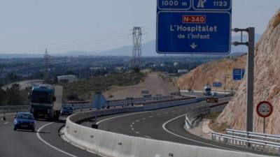 Imagen de archivo de la A-7 en L’Hospitalet de l’Infant. Foto: DT