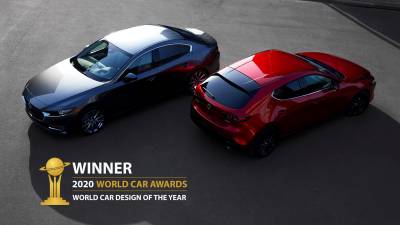 El Mazda3 es el segundo modelo de la marca que recibe el premio World Car Design of the Year.
