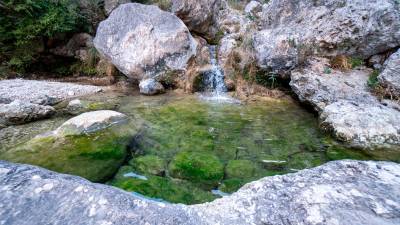 Salto de agua de La Caramella. Foto: Santi García