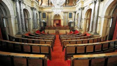 El Parlamento de Catalunya vacío, en una imágen de archivo. Foto: EFE