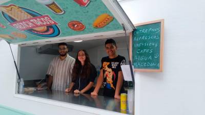 La ‘foodtruck’ La Ganxeta ya ha participado en algunos eventos. Foto: Reus Circ Social