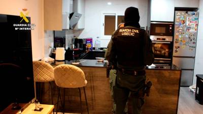 La operación se desarrolló en abril y el detenido fue detenido. Foto: Guardia Civil