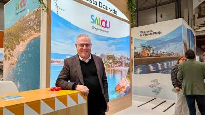 El alcalde de Salou, Pere Granados, en Fitur, la feria de turismo de Madrid. FOTO: I. ALCALÁ