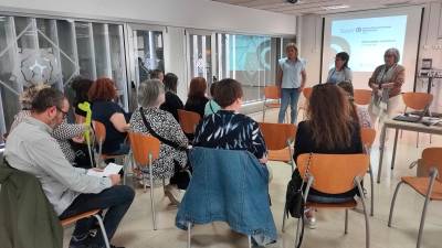 Sesión informativa del servicio de dietistas-nutricionistas ya disponible en todos los CAP de la Regió Sanitaria Camp de Tarragona. Foto: Cedida