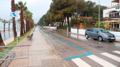 La zona blava de l’Hospitalet de l’Infant. Foto: Alba Mariné