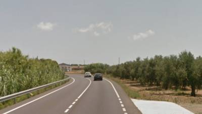 El accidente se produjo en una finca situada cerca de la carretera local TV-7211, que va de Constantí a Reus. Foto: Google Street View