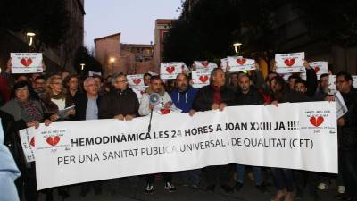 Imagen de la marcha de este viernes. Foto: Lluís Milián