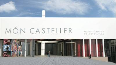 Imatge virtual de la façana principal del futur Museu Casteller de Catalunya. Foto: Cedida