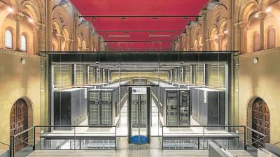 Ordenador Mare Nostrum en el Barcelona Supercomputing Center (BSC). FOTO: DT