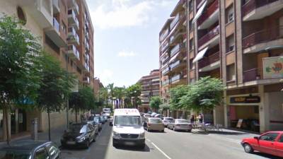 Imagen de la calle Pere Martell donde sucedieron los hechos. Foto: Google Street View