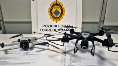 Dos drones ‘ilegales’ filmaban el espacio aéreo de Torredembarra
