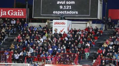 El Nàstic-Córdoba registró una asistencia récord esta temporad. FOTO: Pere Ferré