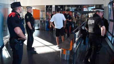 Imagen de un dispositivo de seguridad en la estación de tren. Foto: cedida