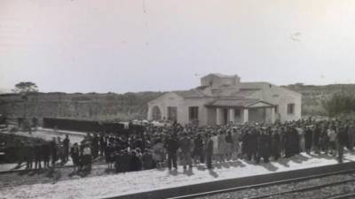 La inauguración de la estación de Segur de Calafell.&nbsp;