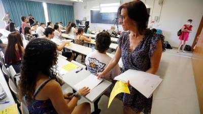 La nueva EBAU que propone el Ministerio de Educación descarta una prueba única para toda España. Foto: Pere Ferré